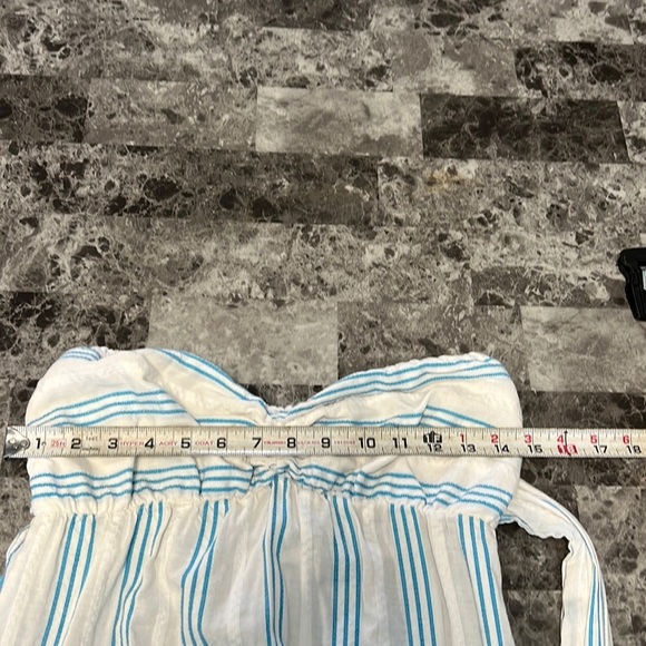 Tommy Bahama Strapless Striped Dress Medium - Picture 10 of 11